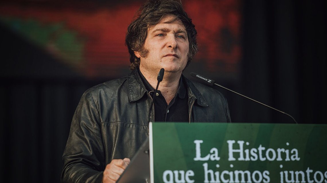 Javier Milei. Foto: Vox España, Wikimedia Commons CC0 1.0 Universal Javier Milei. Foto: Vox España, Wikimedia Commons CC0 1.0 Universal
