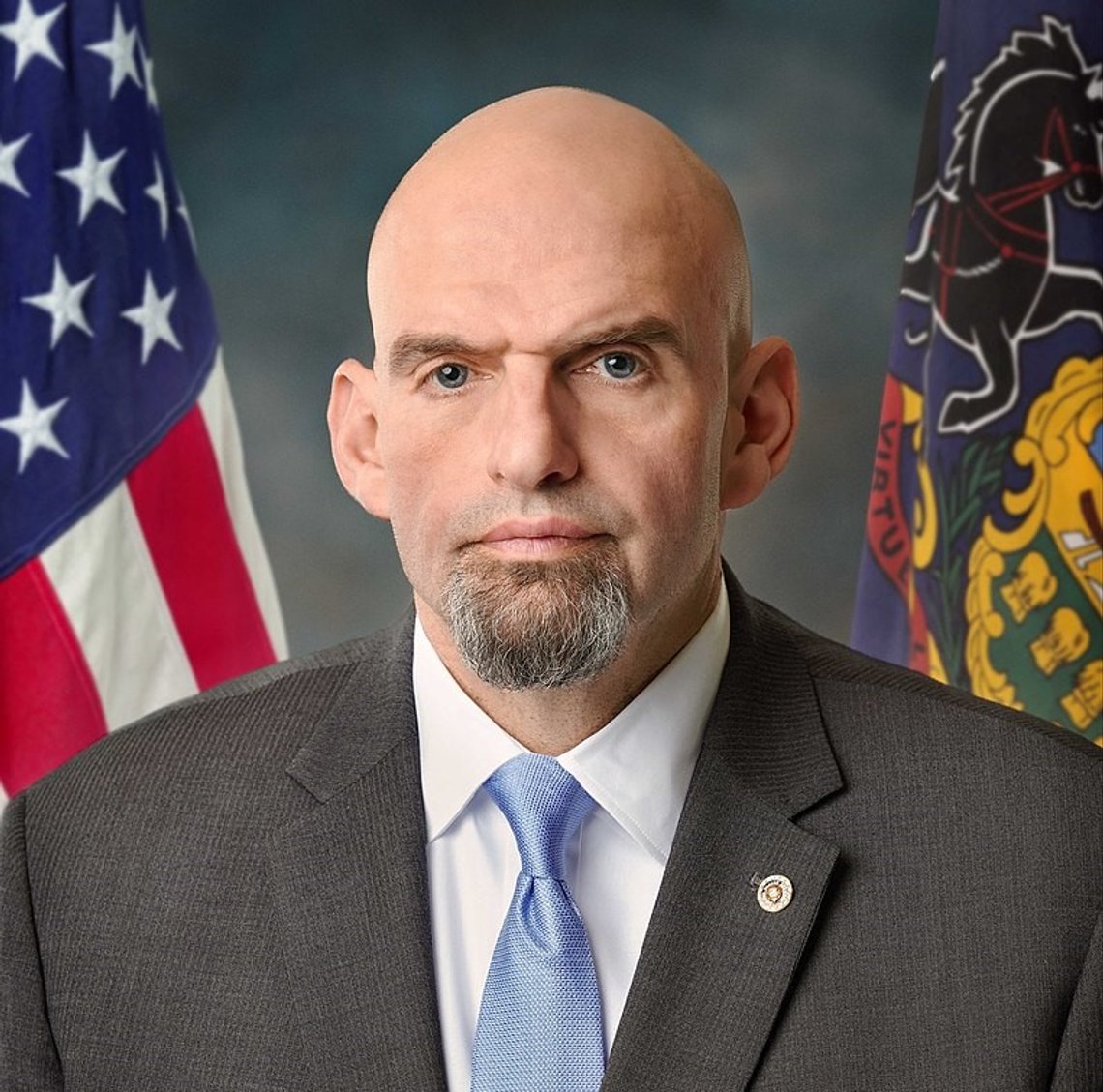 Official portrait of U.S. Senator John Fetterman. Taken on 30 January 2023. Photo source: Wikimedia. Official portrait of U.S. Senator John Fetterman. Taken on 30 January 2023. Photo source: Wikimedia.