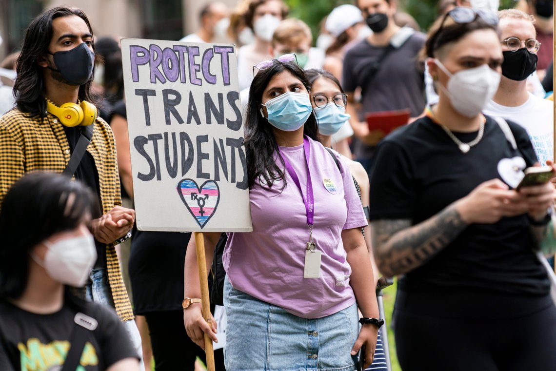 For transaktivister er det viktigere å beskytte rettighetene til forvirrede studenter enn å beskytte helsearbeideres rett til å yte best mulig medisinsk hjelp. Foto: Wikimedia Commons/ Matt Hrkac/ CC BY 2.0 For transaktivister er det viktigere å beskytte rettighetene til forvirrede studenter enn å beskytte helsearbeideres rett til å yte best mulig medisinsk hjelp. Foto: Wikimedia Commons/ Matt Hrkac/ CC BY 2.0