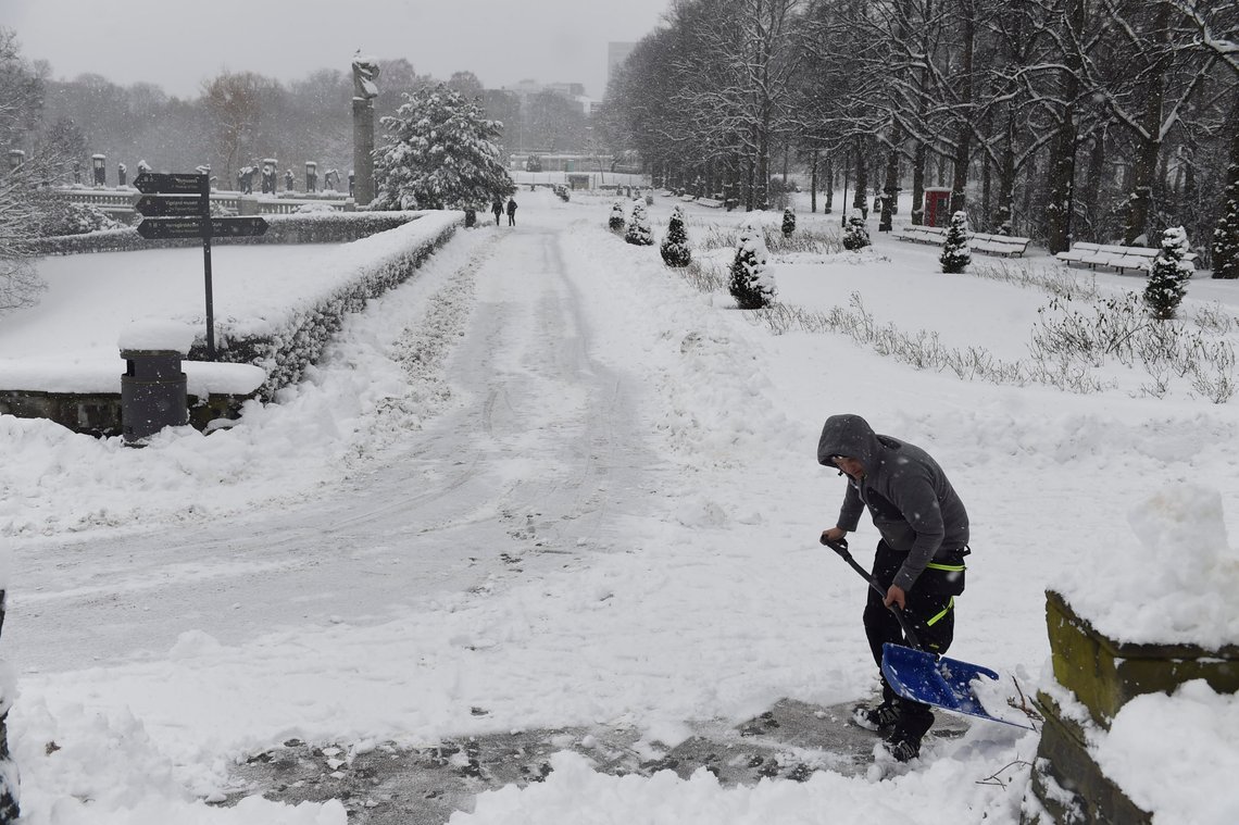 Illustrasjonsbilde.
Det kommer mer snø i Oslo, og da blir det kaos.
Foto: Annika Byrde / NTB Illustrasjonsbilde.
Det kommer mer snø i Oslo, og da blir det kaos.
Foto: Annika Byrde / NTB