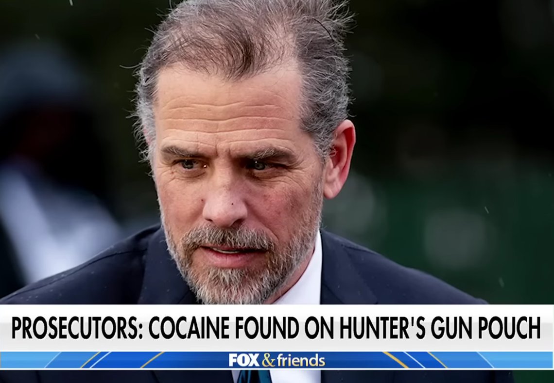 Foto: Skjermbilde Fox News via YouTube. - Cocaine found on Hunter Biden's gun pouch: Prosecutors. Foto: Skjermbilde Fox News via YouTube. - Cocaine found on Hunter Biden's gun pouch: Prosecutors.
