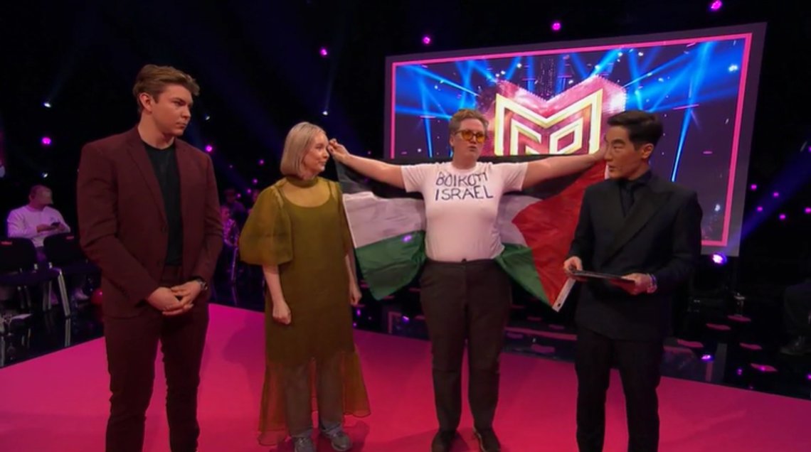 Jorunn Folkvord vil boikotte Israel. Stillbilde NRK Jorunn Folkvord vil boikotte Israel. Stillbilde NRK