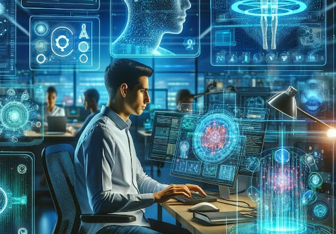 Bilde av kunstig intelligens, skapt med kunstig intelligens. Fra Pixabay. Bilde av kunstig intelligens, skapt med kunstig intelligens. Fra Pixabay.
