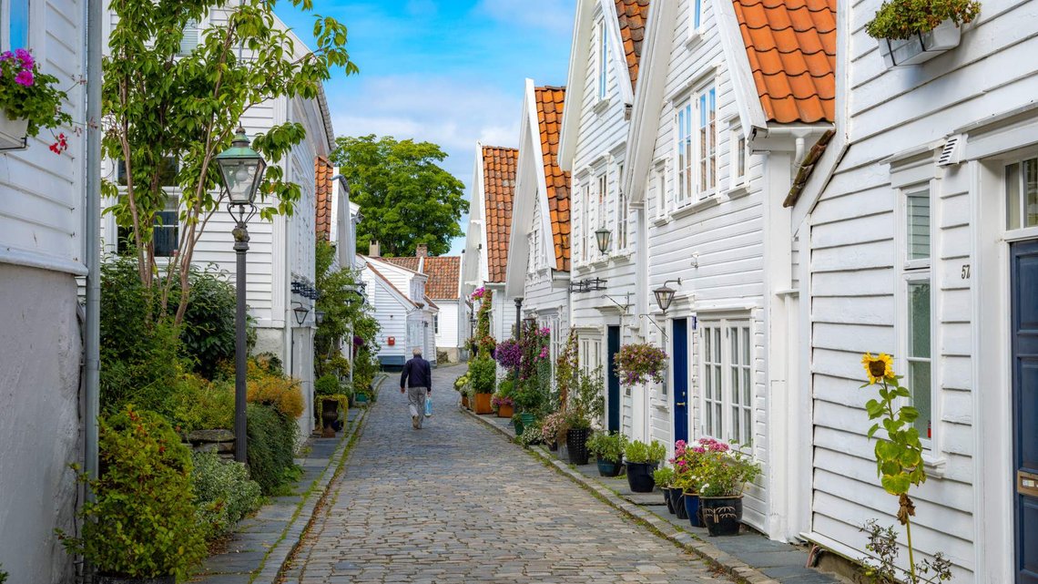 Boligsalget på Nord-Jæren går unna. Bildet er fra gamle Stavanger. Foto: VisitNorway Boligsalget på Nord-Jæren går unna. Bildet er fra gamle Stavanger. Foto: VisitNorway