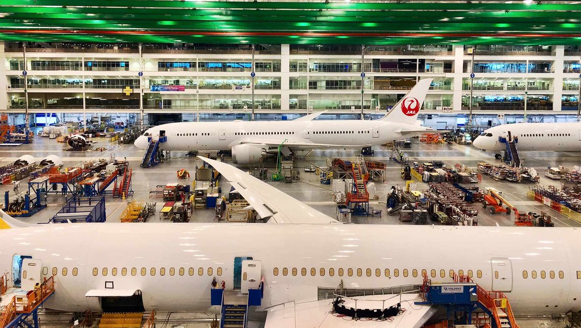 Boeing-fabrikken i Sør-Carolina, USA
