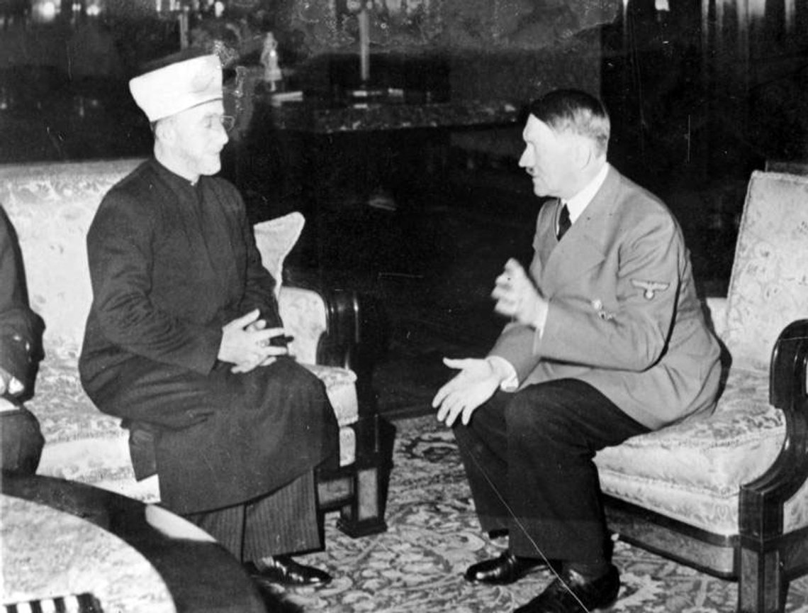 Der Grossmufti und Der Führer. Foto: Heinrich Hoffmann, Wikimedia Commons Der Grossmufti und Der Führer. Foto: Heinrich Hoffmann, Wikimedia Commons