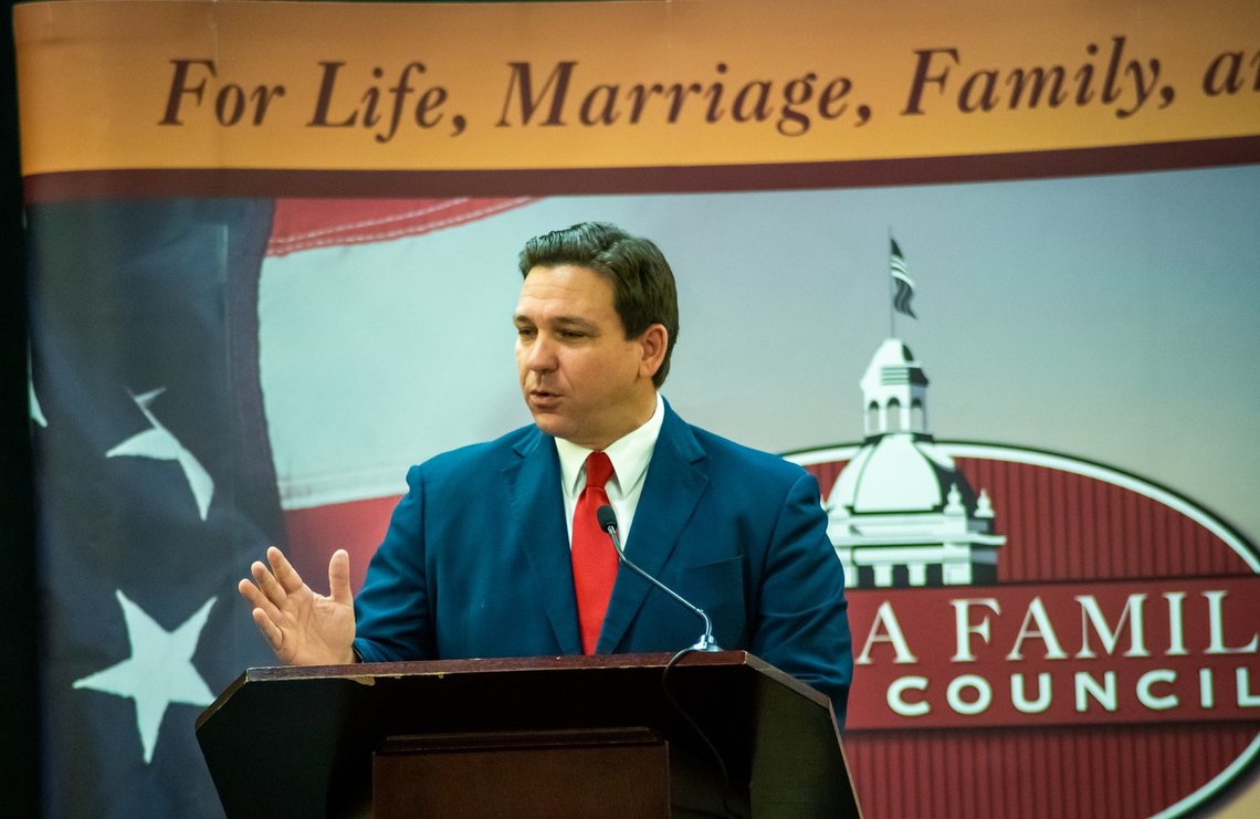 Photo: From FLorida Family Policy Council Pro-Family Days Prayer Breakfast. For public use at Governor DeSantis office. Photo: From FLorida Family Policy Council Pro-Family Days Prayer Breakfast. For public use at Governor DeSantis office.
