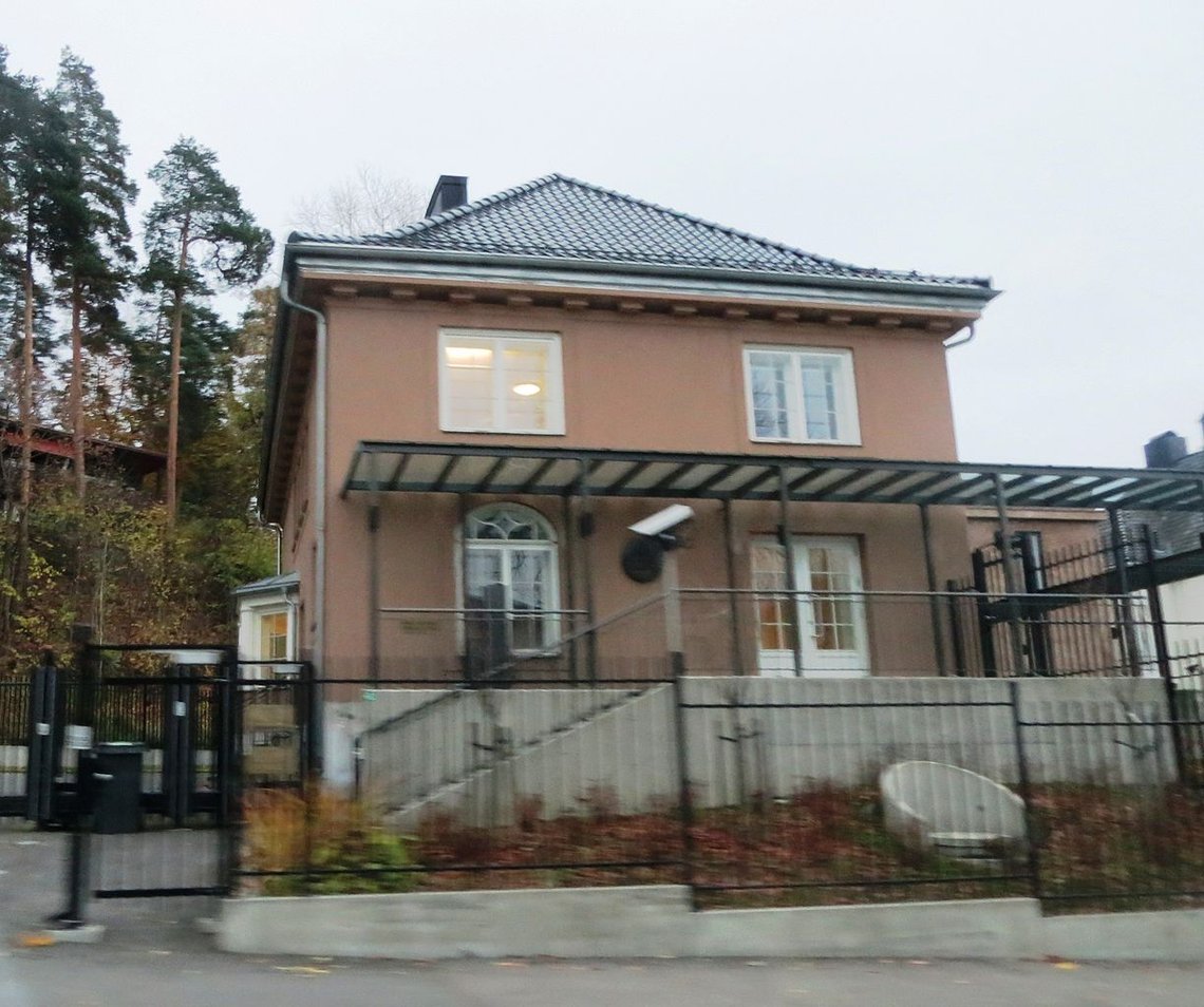 Den spanske ambassaden i Oslo.
Foto: Bjoertvedt, CC BY-SA 3.0 NO , via Wikimedia Commons Den spanske ambassaden i Oslo.
Foto: Bjoertvedt, CC BY-SA 3.0 NO , via Wikimedia Commons