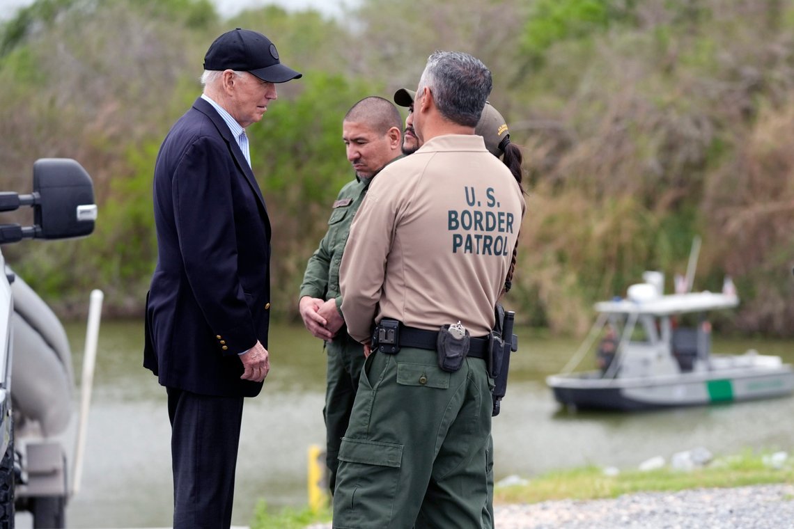 Joe Biden er mislikt av mange amerikanere, også grensepolitiet. Foto: AP/Evan Vucci Joe Biden er mislikt av mange amerikanere, også grensepolitiet. Foto: AP/Evan Vucci