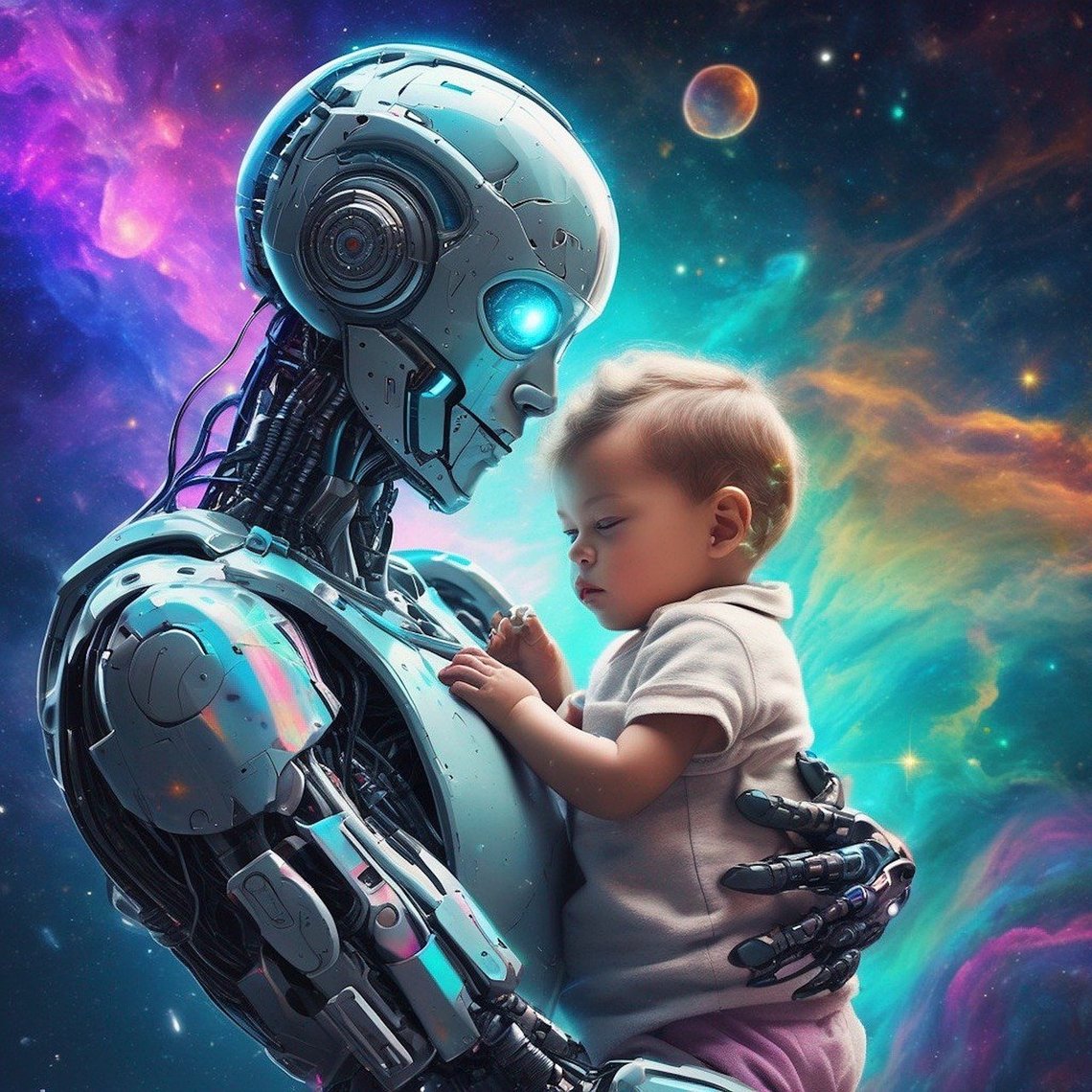 Bilde av kunstig intelligens, skapt med kunstig intelligens. Fra Pixabay. Bilde av kunstig intelligens, skapt med kunstig intelligens. Fra Pixabay.