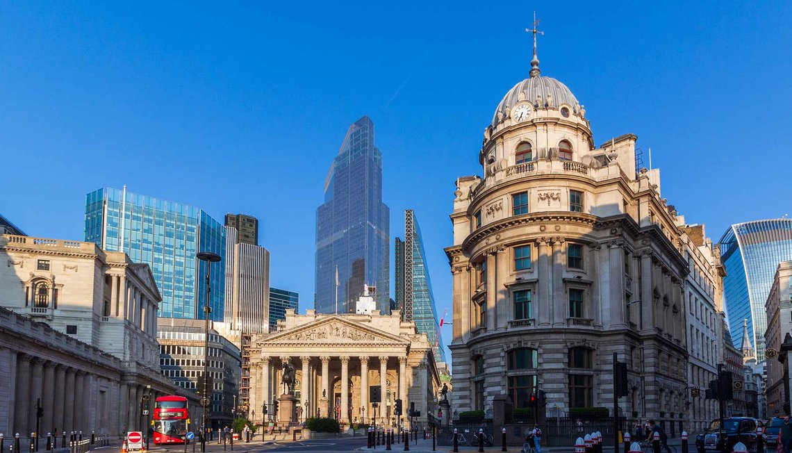 Bank Junction i London. (Foto: Wikimedia Commons/The_wub) Bank Junction, London