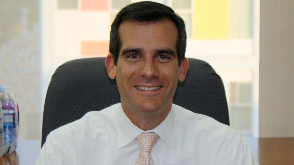 USAs ambassadør til India, tidligere borgermester i Los Angeles, Eric Garcetti. Foto: Neon Tommy, Wikimedia Commons CC BY-SA 2.0 DEED USAs ambassadør til India, tidligere borgermester i Los Angeles, Eric Garcetti. Foto: Neon Tommy, Wikimedia Commons CC BY-SA 2.0 DEED