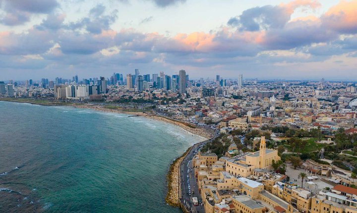 Tel Aviv sett fra luften