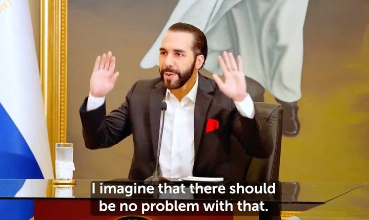 President Nayib Bukele i El Salvador 25. april 2024