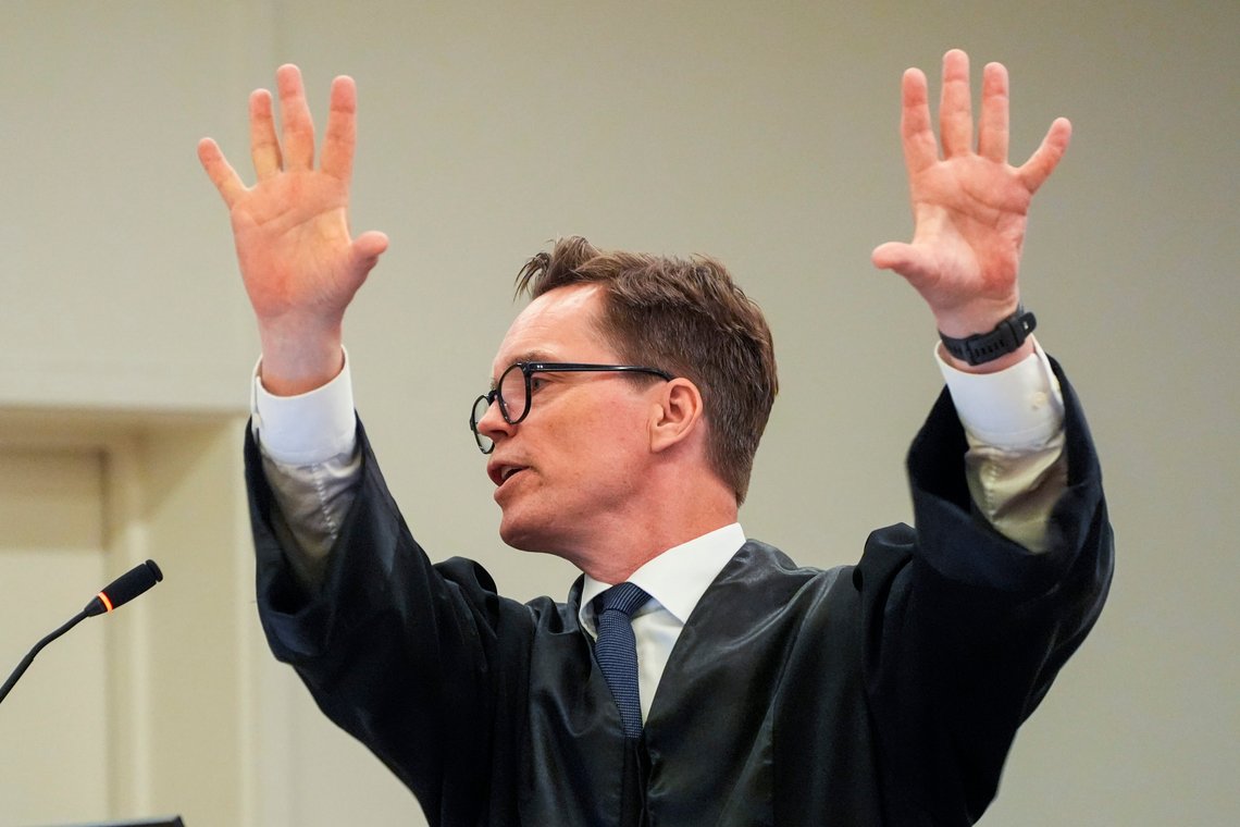 Marius Dietrichson er en farverik forsvarer og leverer intense prosedyrer. Foto: Terje Pedersen/NTB Marius Dietrichson er en farverik forsvarer og leverer intense prosedyrer. Foto: Terje Pedersen/NTB