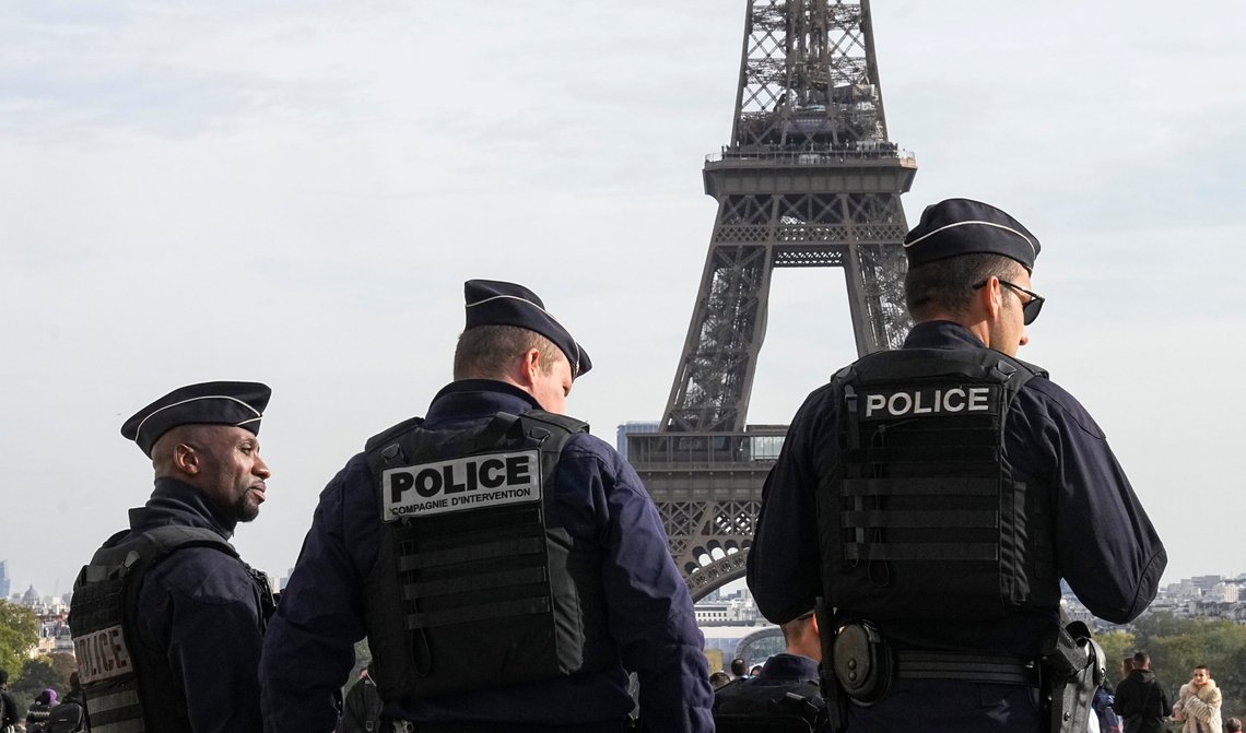 Enorme sikkerhetsstyrker er i bruk under OL i Paris. Enorme sikkerhetsstyrker er i bruk under OL i Paris.