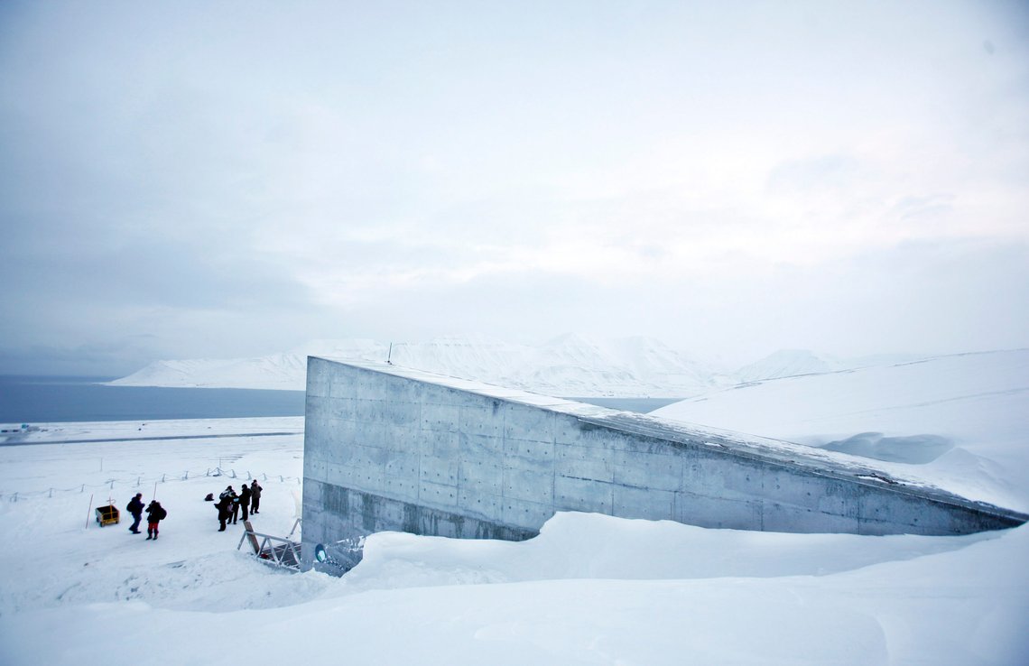 FILE - The Svalbard Global Seed Vault is seen in Longyearbyen, Svalbard, Norway, Monday Feb. 25, 2008. Two men who were instrumental in the “craziest idea anyone ever had” of creating a global seed vault designed to safeguard the world's agricultural diversity will be honored as the 2024 World Food Prize laureates, officials announced Thursday, May 9, 2024, in Washington. (AP Photo/John McConnico, File) FILE - The Svalbard Global Seed Vault is seen in Longyearbyen, Svalbard, Norway, Monday Feb. 25, 2008. Two men who were instrumental in the “craziest idea anyone ever had” of creating a global seed vault designed to safeguard the world's agricultural diversity will be honored as the 2024 World Food Prize laureates, officials announced Thursday, May 9, 2024, in Washington. (AP Photo/John McConnico, File)