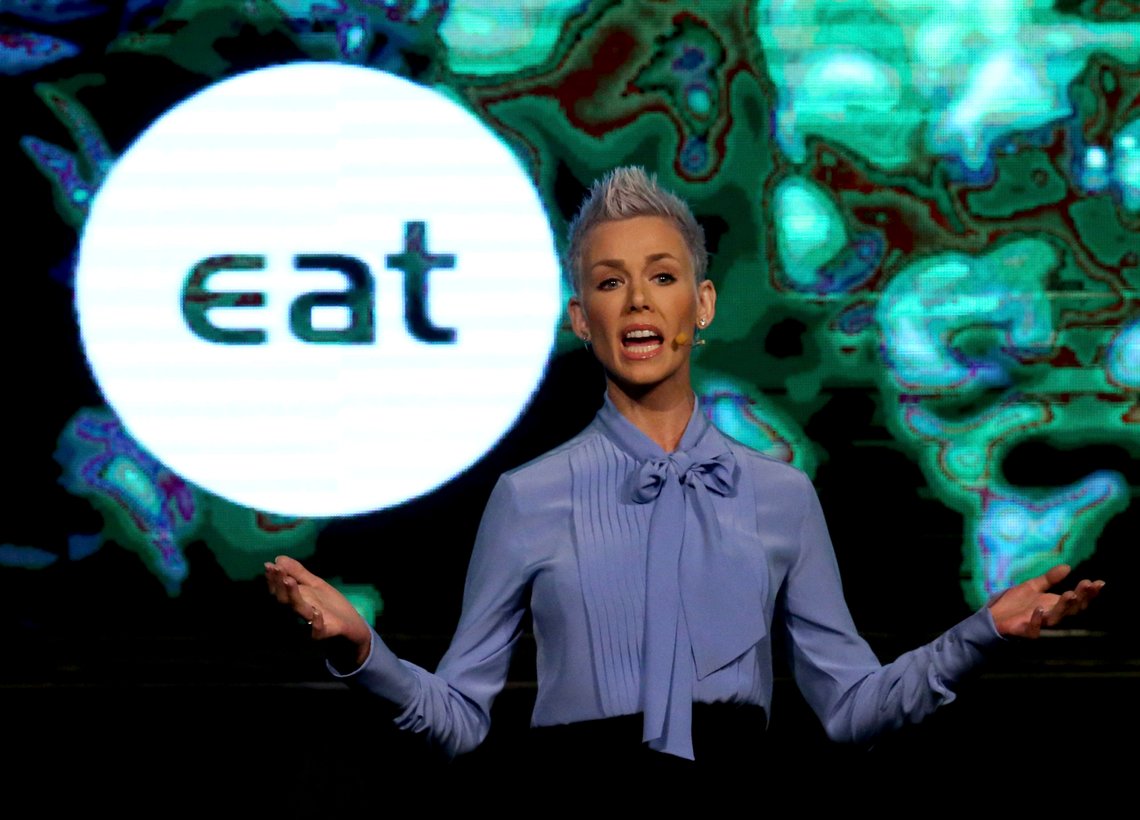 Gunhild Stordalen får kritikk for sin kjøttfrie diett. Foto: AP/Dita Alangkara Gunhild Stordalen får kritikk for sin kjøttfrie diett. Foto: AP/Dita Alangkara