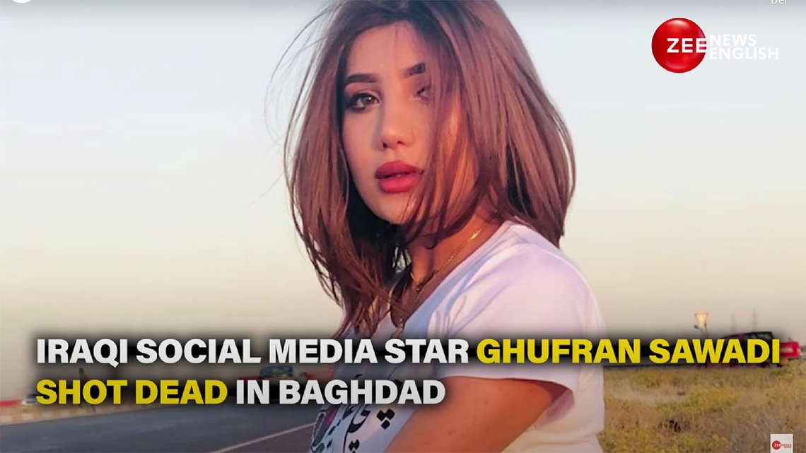 Ghufran Sawadi ble drept for å ha krenket offentlig anstendighet og moral. Skjermklipp fra YouTube Ghufran Sawadi ble drept for å ha krenket offentlig anstendighet og moral. Skjermklipp fra YouTube