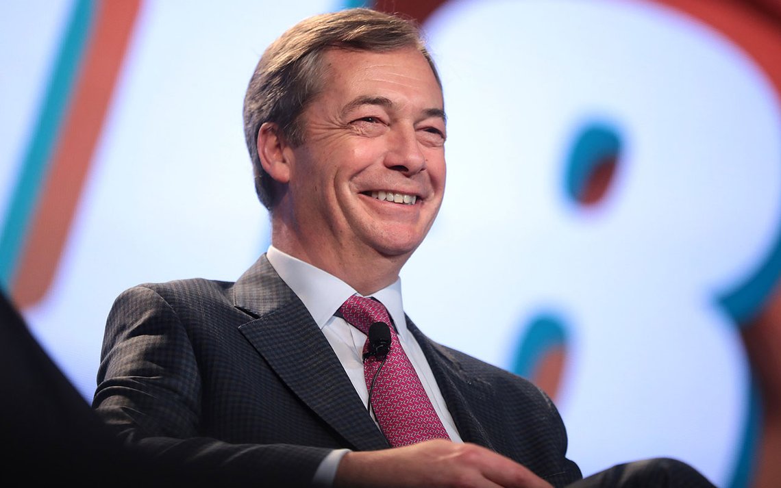 Reform UKs leder Nigel Farage. Foto: Gage Skidmore, Wikimedia Commons CC BY-SA 2.0 Reform UKs leder Nigel Farage. Foto: Gage Skidmore, Wikimedia Commons CC BY-SA 2.0