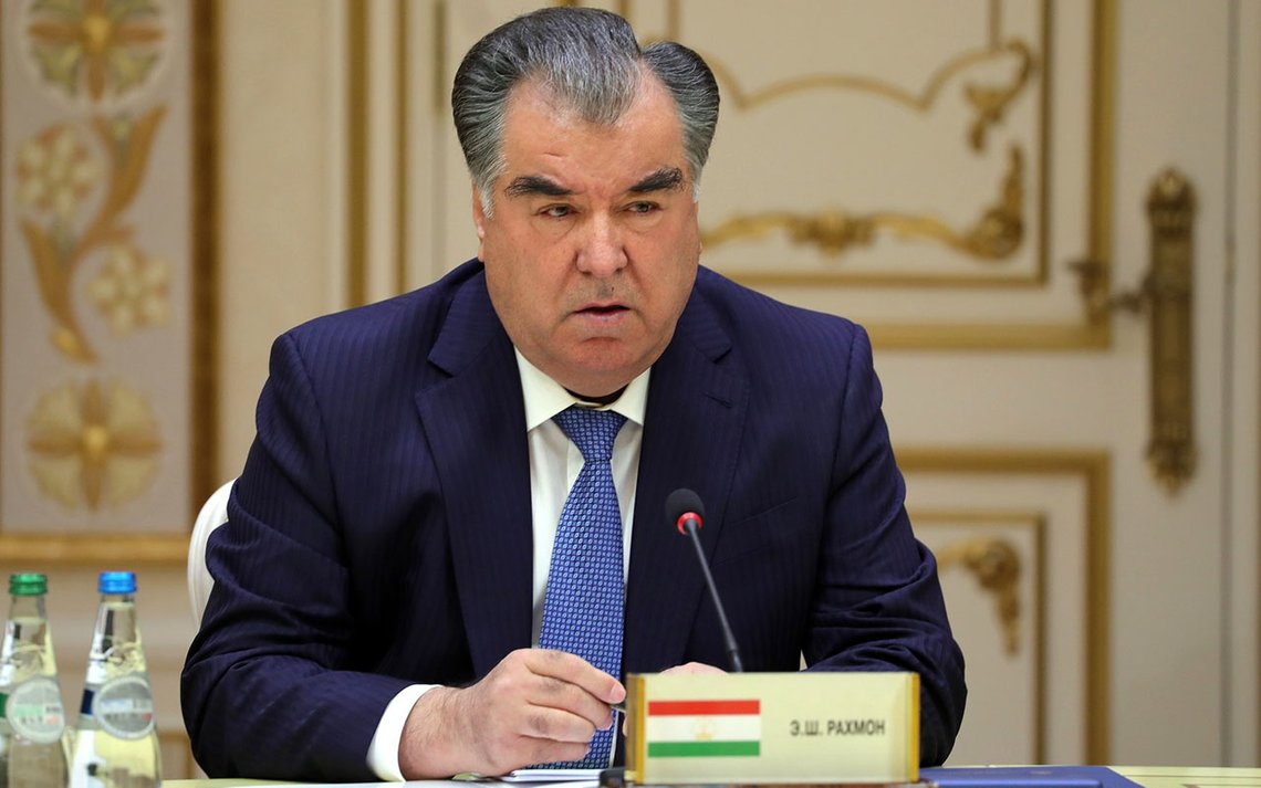 Tadsjikistans president Emomalii Rahmon representerer Folkets demokratiske parti. Foto: Press Service of the President of Russia, Wikimedia Commons Tadsjikistans president Emomalii Rahmon representerer Folkets demokratiske parti. Foto: Press Service of the President of Russia, Wikimedia Commons