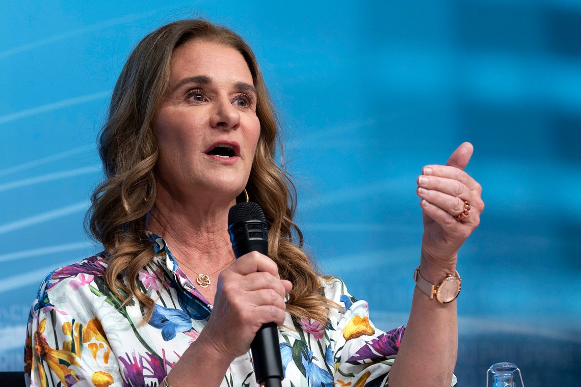 Melinda French Gates støtter Joe Biden. Foto: AP/Jose Luis Magana Melinda French Gates støtter Joe Biden. Foto: AP/Jose Luis Magana