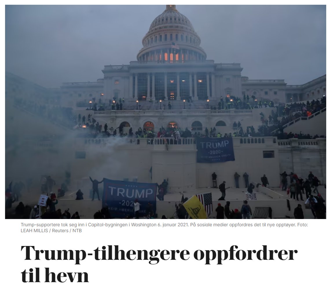 Skjermbilde av VGs artikkel etter dommen mot Trump: - Trump-tilhengere oppfordrer til hevn. Ekspresidentens tilhengere raser etter dommen. Enkelte oppfordrer til opptøyer og voldelig hevn. Skjermbilde av VGs artikkel etter dommen mot Trump: - Trump-tilhengere oppfordrer til hevn. Ekspresidentens tilhengere raser etter dommen. Enkelte oppfordrer til opptøyer og voldelig hevn.