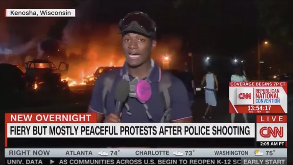 I moderne tid har Vesten sjelden møtt større løgner enn under pandemien, som skjedde samtidig med de fredelige demonstrasjonene for Black Lives Matter. Stillbilde video/ CNN I moderne tid har Vesten sjelden møtt større løgner enn under pandemien, som skjedde samtidig med de fredelige demonstrasjonene for Black Lives Matter. Stillbilde video/ CNN