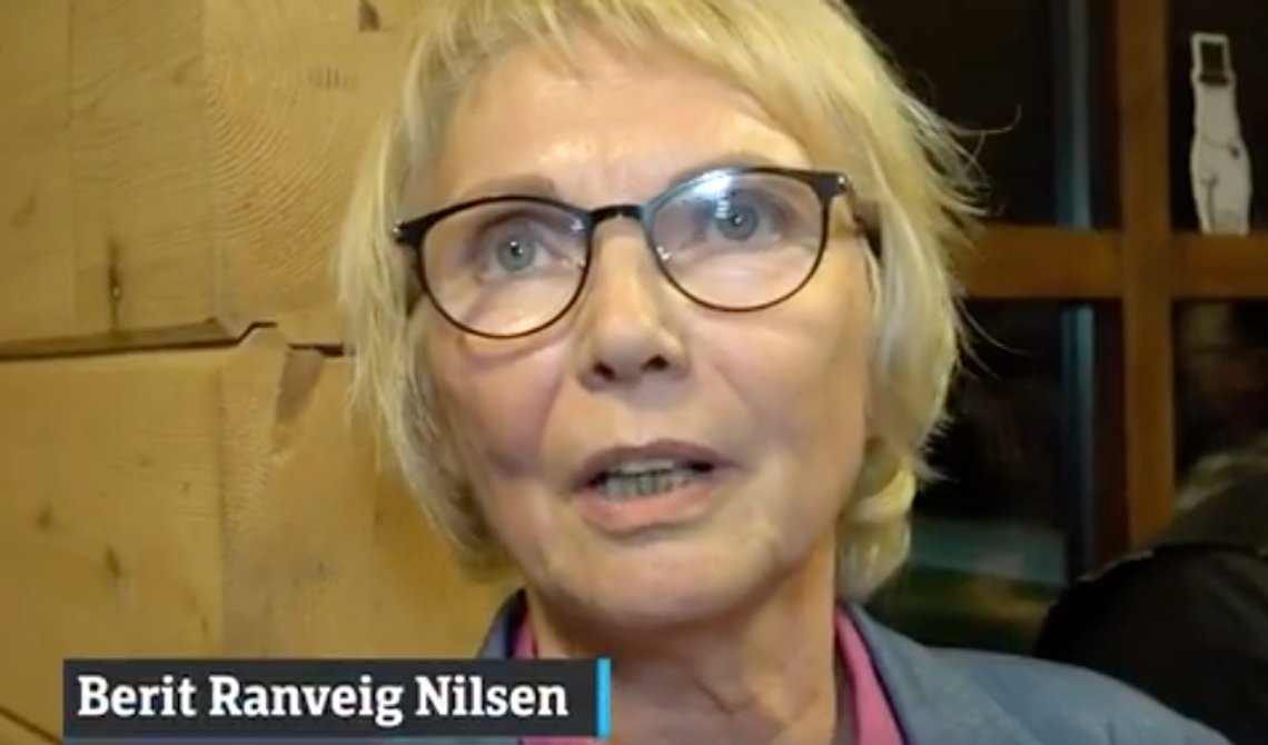 Berit Ranveig Niilssen. Skjermdump NRK Berit Ranveig Niilssen. Skjermdump NRK