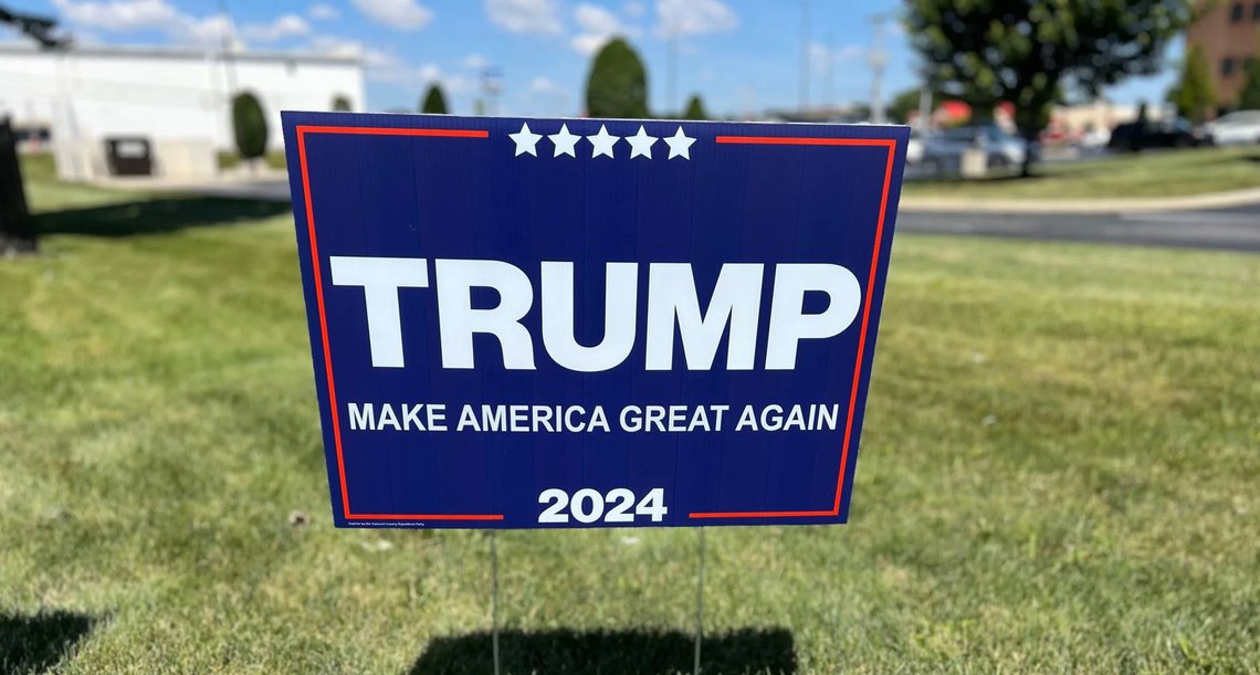 Politiet er tydelig på at angrepet var motivert av at mannen hadde satt opp et skilt til støtte for Trump. Politiet er tydelig på at angrepet var motivert av at mannen hadde satt opp et skilt til støtte for Trump.