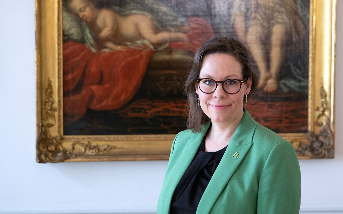 Migrasjonsminister Maria Malmer Stenergard. Foto: News Øresund - Henrik Smångs CC BY 2.0 Migrasjonsminister Maria Malmer Stenergard. Foto: News Øresund - Henrik Smångs CC BY 2.0