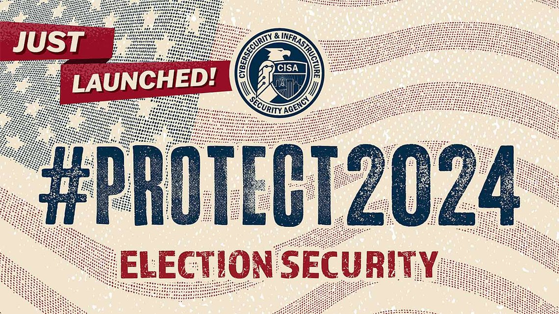 Under emneknaggen #protect2024 legger det amerikanske cyberforsvarsbyrået CISA ut informasjon om at høstens presidentvalg vil bli utsatt for cyberangrep. (Illustrasjon: CISA.gov) Under emneknaggen #protect2024 legger det amerikanske cyberforsvarsbyrået CISA ut informasjon om at høstens presidentvalg vil bli utsatt for cyberangrep. (Illustrasjon: CISA.gov)
