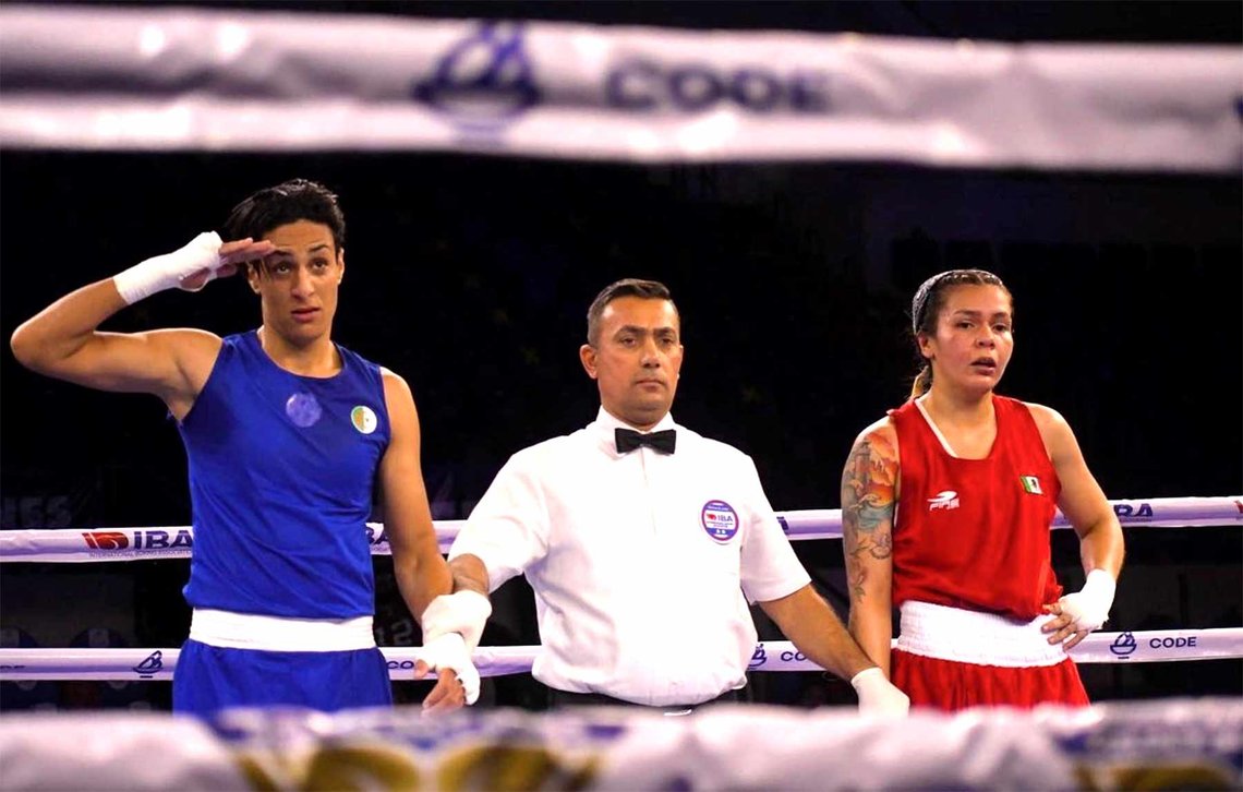 Imane Khelif (t.v.) og Brianda Cruz etter boksekamp i Mexico i 2022. (Foto: Privat/Instagram) Imane Khelif (t.v.) og Brianda Cruz etter boksekamp i Mexico i 2022. (Foto: Privat/Instagram)