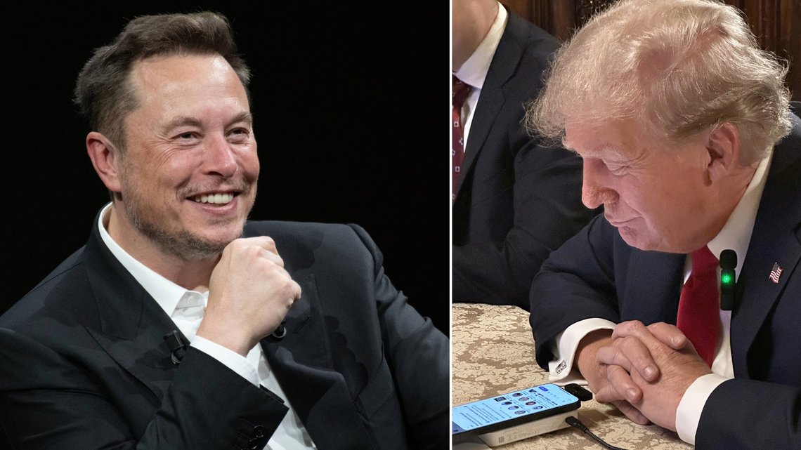 SAMTALE PÅ X: Den rekordstore samtalen fikk enorm oppmerksomhet på X og andre sosiale medier, med hundrevis av livestreamer for å følge med på samtalen mellom Elon Musk og Donald Trump. SAMTALE PÅ X: Den rekordstore samtalen fikk enorm oppmerksomhet på X og andre sosiale medier, med hundrevis av livestreamer for å følge med på samtalen mellom Elon Musk og Donald Trump.