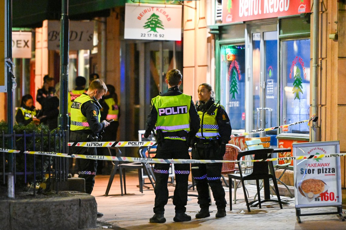 Nødetatene er på stedet etter skudd ble avfyrt i Oslo. Foto: Martin Solhaug Standal, NTB. Nødetatene er på stedet etter skudd ble avfyrt i Oslo. Foto: Martin Solhaug Standal, NTB.