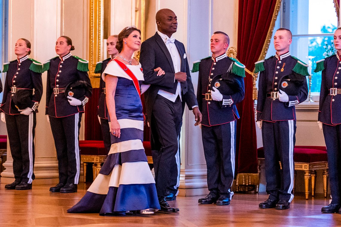 Prinsesse Märtha Louise og forloveden Durek Verret.
Foto: Håkon Mosvold Larsen / NTB Prinsesse Märtha Louise og forloveden Durek Verret.
Foto: Håkon Mosvold Larsen / NTB