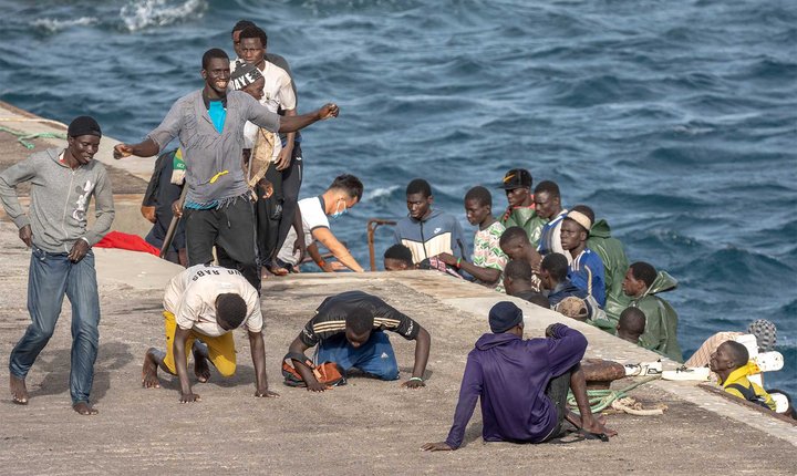 Senegalske migranter på Kanariøyene