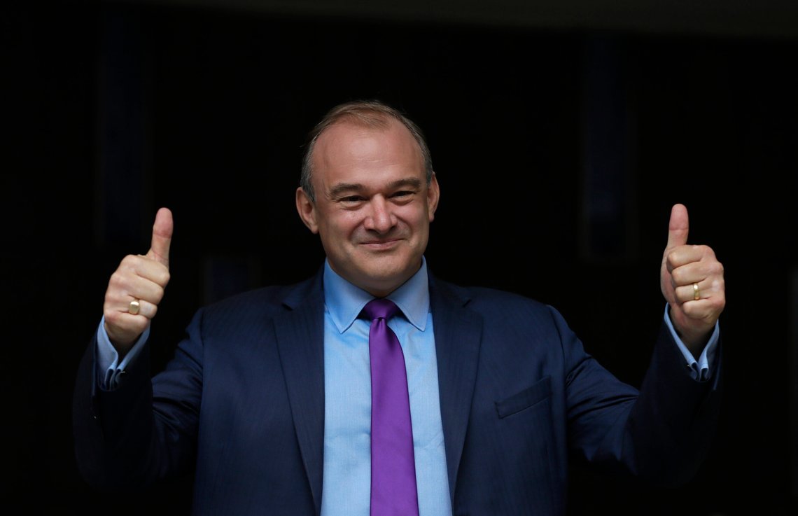 Ed Davey. Foto: AP/Kirsty Wigglesworth/NTB Ed Davey. Foto: AP/Kirsty Wigglesworth/NTB