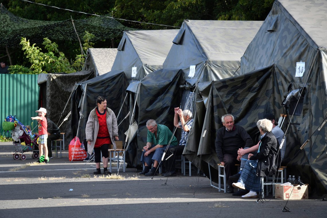 121.000 russiske sivile er evakuert fra Kursk-regionen siden tirsdag forrige uke, ifølge russiske myndigheter. Foto: AP / NTB 121.000 russiske sivile er evakuert fra Kursk-regionen siden tirsdag forrige uke, ifølge russiske myndigheter. Foto: AP / NTB