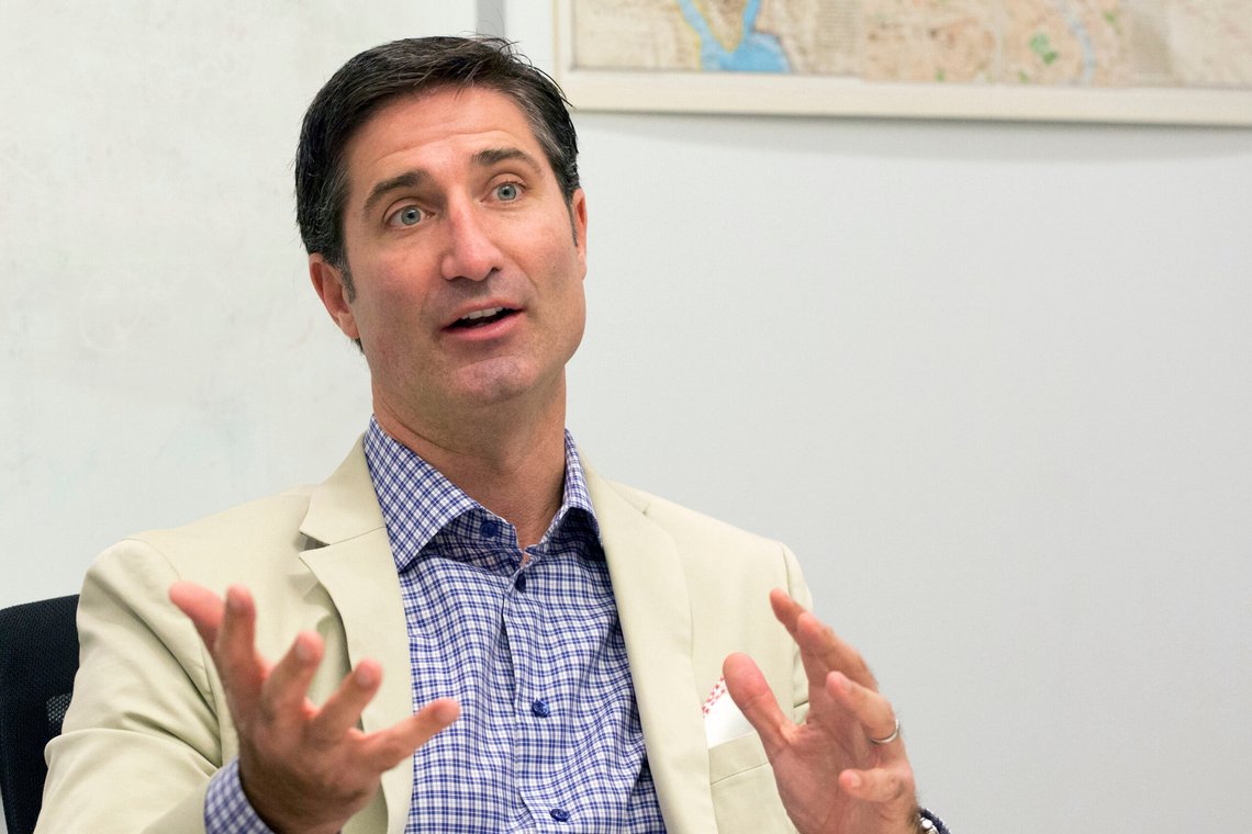 FILE- In this June 9, 2015, file photo, Taco Bell CEO Brian Niccol speaks during an interview at The Associated Press in New York. Chipotle Mexican Grill announced Tuesday, Feb. 13, 2018, that its Board of Directors has appointed Niccol as chief executive officer and a member of the Board, effective March 5, 2018. (AP Photo/Mark Lennihan, File) FILE- In this June 9, 2015, file photo, Taco Bell CEO Brian Niccol speaks during an interview at The Associated Press in New York. Chipotle Mexican Grill announced Tuesday, Feb. 13, 2018, that its Board of Directors has appointed Niccol as chief executive officer and a member of the Board, effective March 5, 2018. (AP Photo/Mark Lennihan, File)