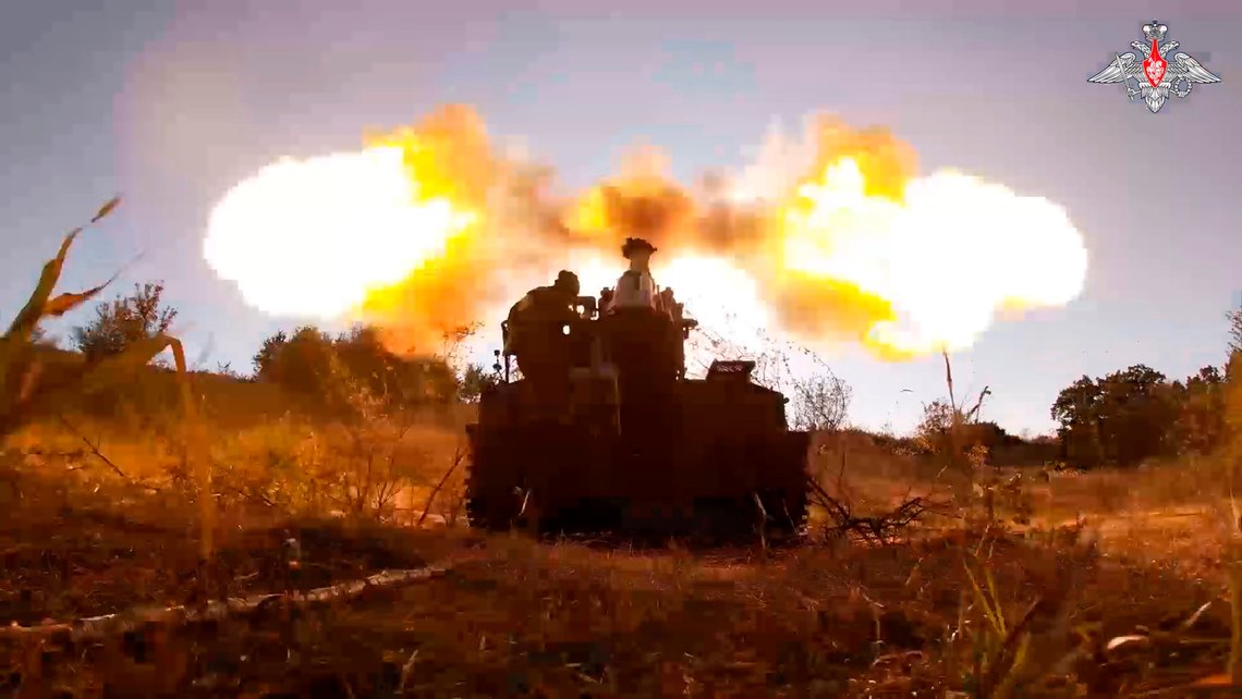 Russiske styrker avfyrer raketter mot ukrainske stillinger i Russland. Russlands forsvarsdepartement sier ikke hvor bildet er tatt. Foto: Russlands forsvarsdepartement / AP / NTB Russiske styrker avfyrer raketter mot ukrainske stillinger i Russland. Russlands forsvarsdepartement sier ikke hvor bildet er tatt. Foto: Russlands forsvarsdepartement / AP / NTB
