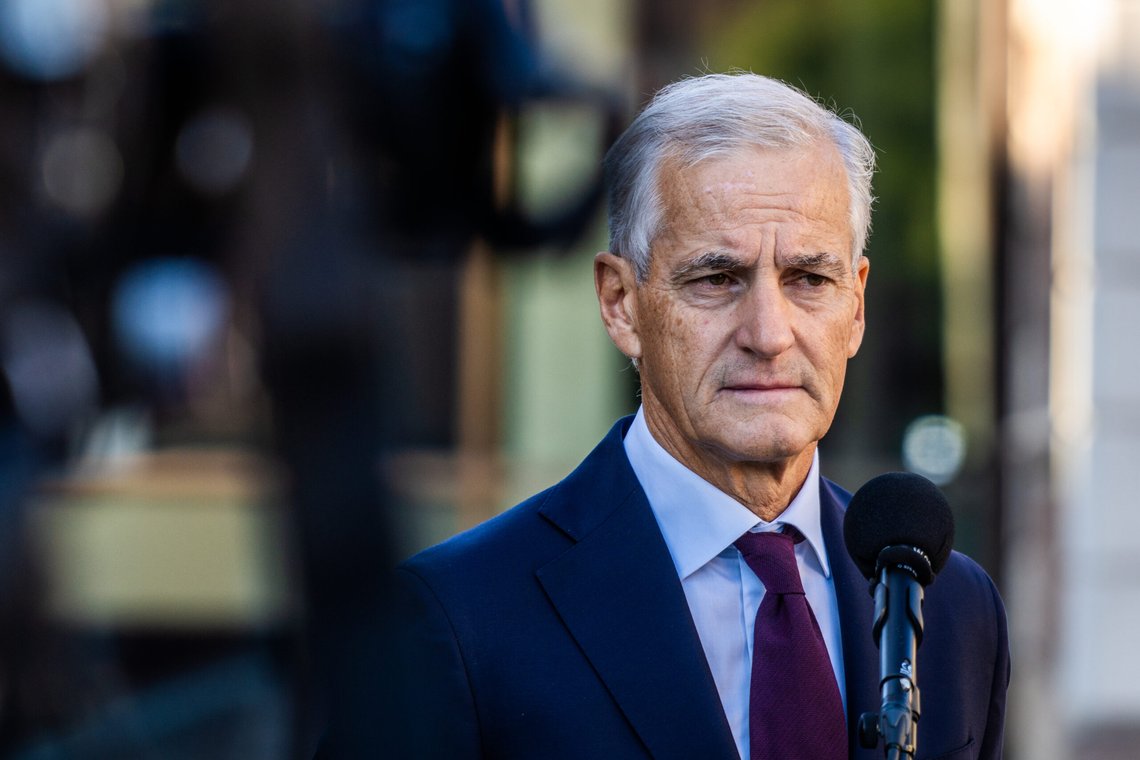 MILLIARDBELØP: Statsminister Jonas Gahr Støre (Ap) melder at de vil bruke ytterligere 1,4 milliarder kroner på luftvern i Ukraina.
Foto: Thomas Fure / NTB MILLIARDBELØP: Statsminister Jonas Gahr Støre (Ap) melder at de vil bruke ytterligere 1,4 milliarder kroner på luftvern i Ukraina.
Foto: Thomas Fure / NTB