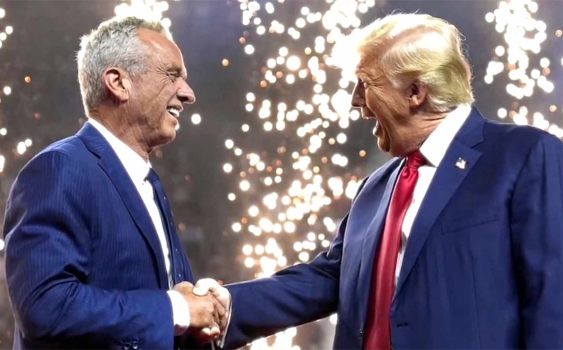 Robert "Bobby" Francis Kennedy Jr. blir medarbeider for presidentkandidat Donald J. Trump. (Foto: Videostillbilde fra Kennedy/ Jr. på X.) Robert "Bobby" Francis Kennedy Jr. blir medarbeider for presidentkandidat Donald J. Trump. (Foto: Videostillbilde fra Kennedy/ Jr. på X.)