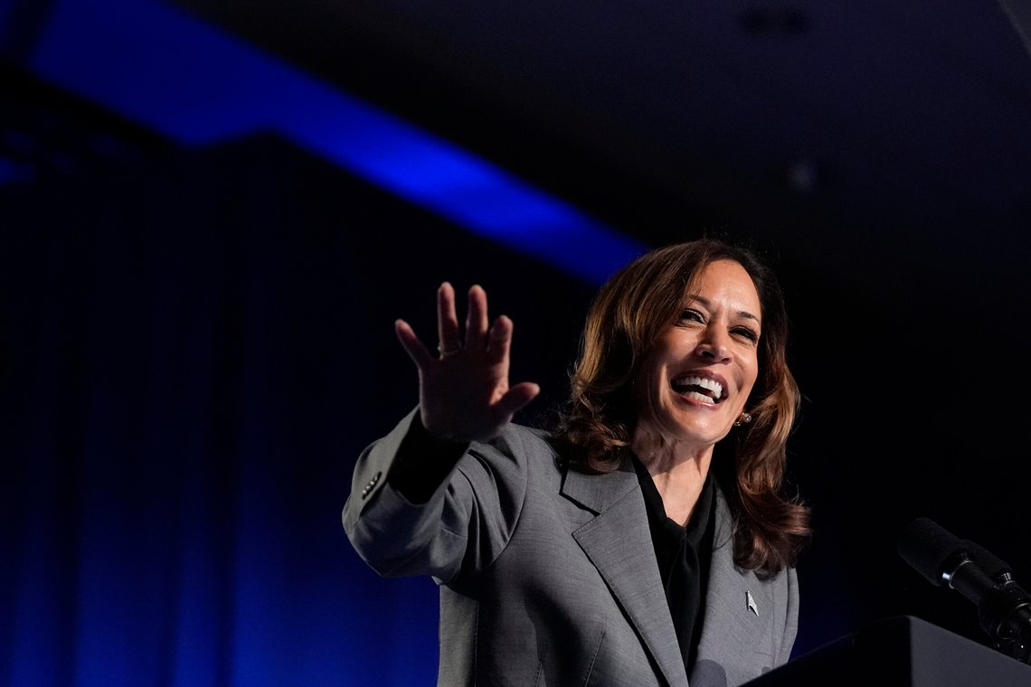 Presidentkandidat Kamala Harris vil skremme rike amerikanere ut av landet. Foto: Brynn Anderson / AP / NTB Presidentkandidat Kamala Harris vil skremme rike amerikanere ut av landet. Foto: Brynn Anderson / AP / NTB