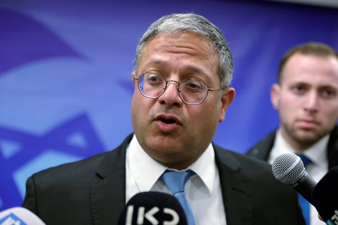 Israels sikkerhetsminister Itamar Ben-Gvir krever at forhandlingene om våpenhvile i Gaza avsluttes. Foto: AP / NTB Israels sikkerhetsminister Itamar Ben-Gvir krever at forhandlingene om våpenhvile i Gaza avsluttes. Foto: AP / NTB