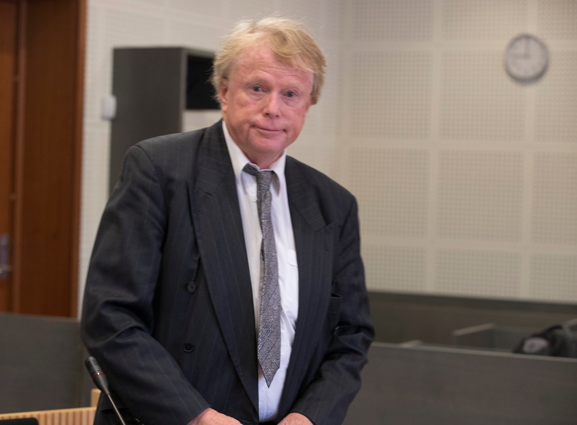 Oslo 20170822.
Borgarting lagmannsrett - skattesak mellom staten og familiegrenene til Fred og Petter Olsen. Petter Olsen møter i retten.
Foto: Terje Pedersen / NTB Oslo 20170822.
Borgarting lagmannsrett - skattesak mellom staten og familiegrenene til Fred og Petter Olsen. Petter Olsen møter i retten.
Foto: Terje Pedersen / NTB
