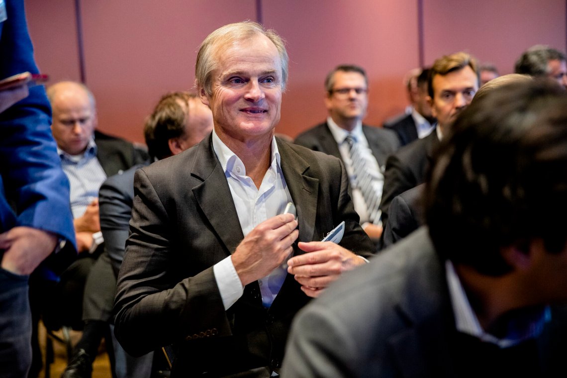 Investor Øystein Stray Spetalen reagerer blant annet på at Norges første batterifabrikk har avtaler med Ukraina.
Foto: Stian Lysberg Solum / NTB Investor Øystein Stray Spetalen reagerer blant annet på at Norges første batterifabrikk har avtaler med Ukraina.
Foto: Stian Lysberg Solum / NTB