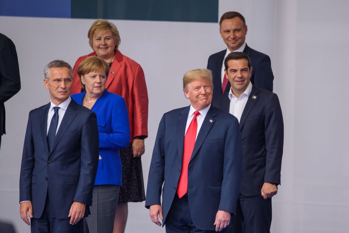 11.07.2018. Brussel, Belgia. Offisiell åpningsseremoni for NATO-toppmøtet (North Atlantic Treaty Organization) 2018. Foto: Shutterstock av Gints Ivuskans, Latvia. 11.07.2018. Brussel, Belgia. Offisiell åpningsseremoni for NATO-toppmøtet (North Atlantic Treaty Organization) 2018. Foto: Shutterstock av Gints Ivuskans, Latvia.