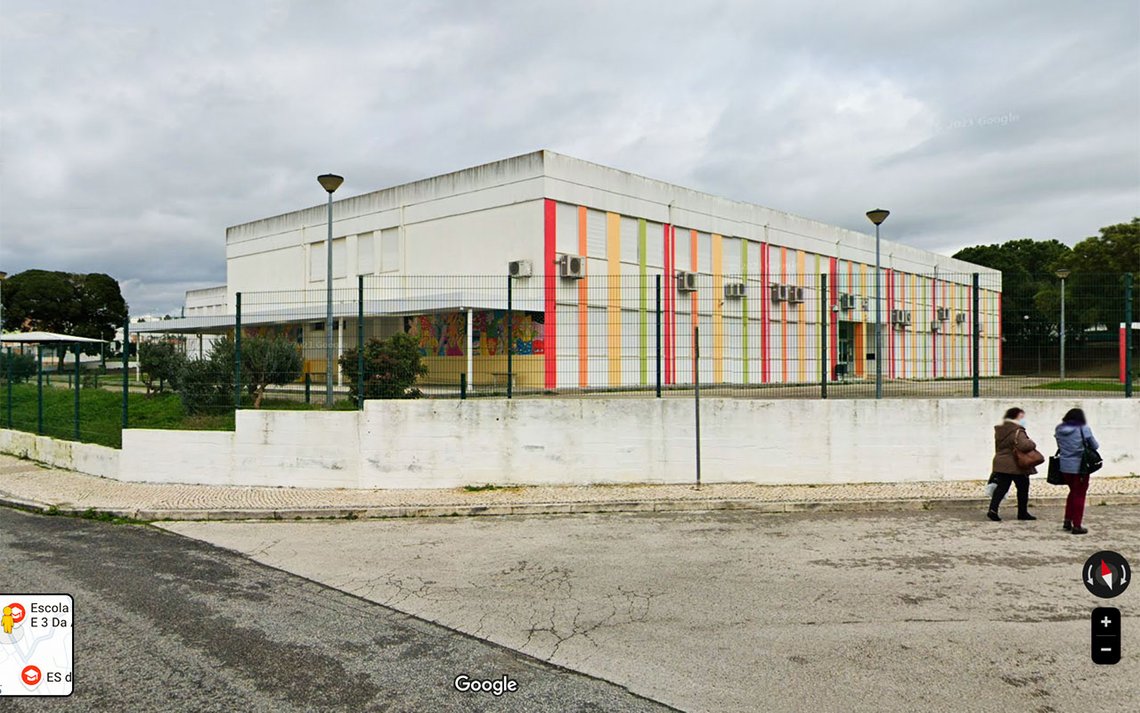Grunnskolen i Azambuja. Bilde hentet fra Google Maps Grunnskolen i Azambuja. Bilde hentet fra Google Maps