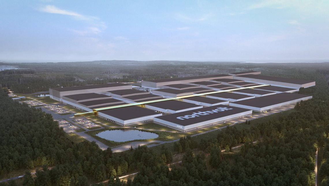Northvolt Ett i Skellefteå. Foto: Northvolt pressebild Northvolt Ett i Skellefteå. Foto: Northvolt pressebild